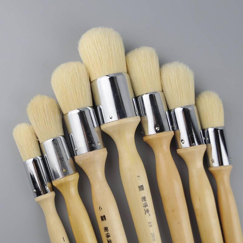 Large and Round Oil and Acrylic Paintbrushes – Artiful Boutique
