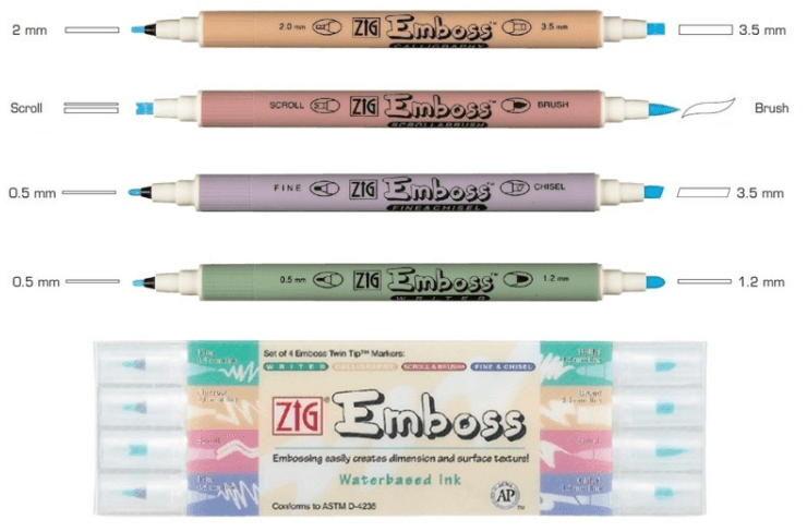 Embossing Pen Set - Zig Emboss