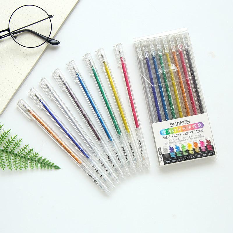 Aen Art Glitter Gel Pens, Colored Gel Markers Pen Set with 40