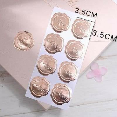 Imitation Sealing Wax Stamp Stickers for Envelopes