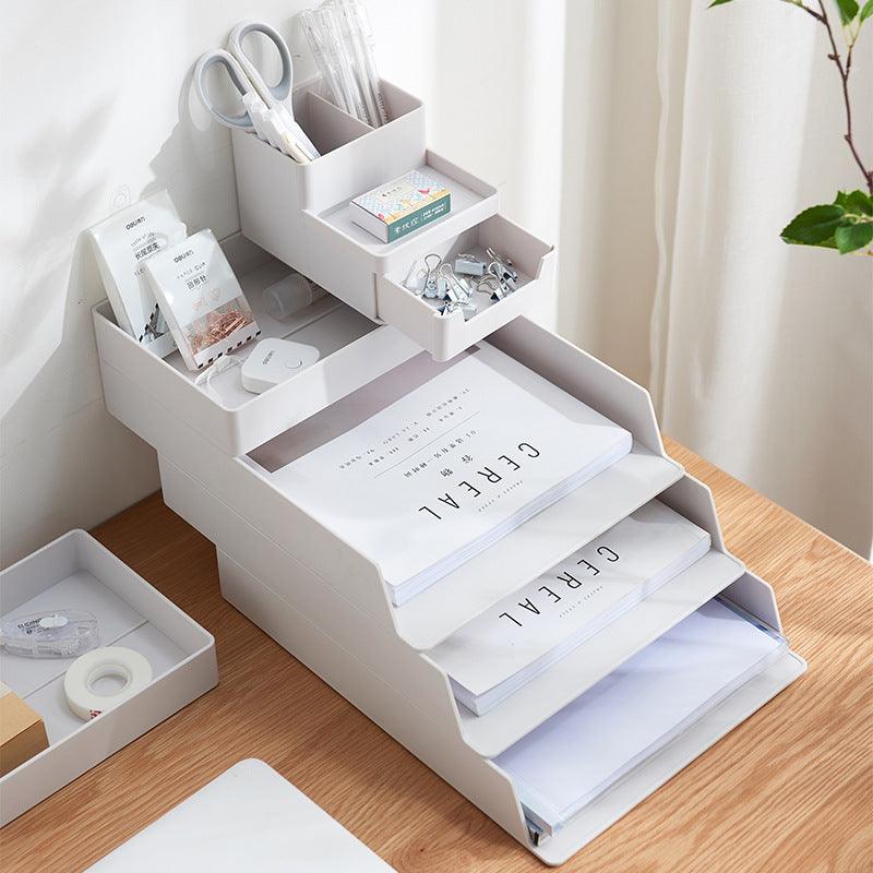 Paper Trays - Desktop Organizer - Stackable Paper Tray -