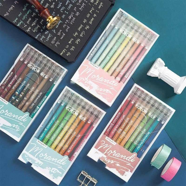 9pcs/set Color Gel Pens Planner Pen Color Pen Journal 