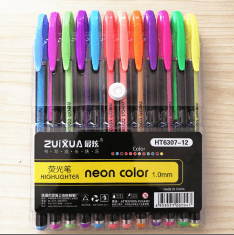 Mr. Pen- Glitter Gel Pens, Assorted Colors, 20 Pack, Glitter Pens, Glitter  Gel Pens for Adult Coloring, Neon Gel Pens, Sparkly Gel Pens
