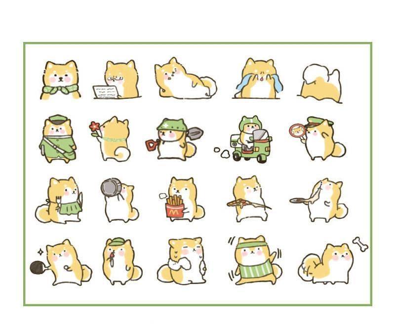 Classic Girl stickers T081 | Kawaii Stickers Set | Adorable Cartoon  Stickers for Journaling