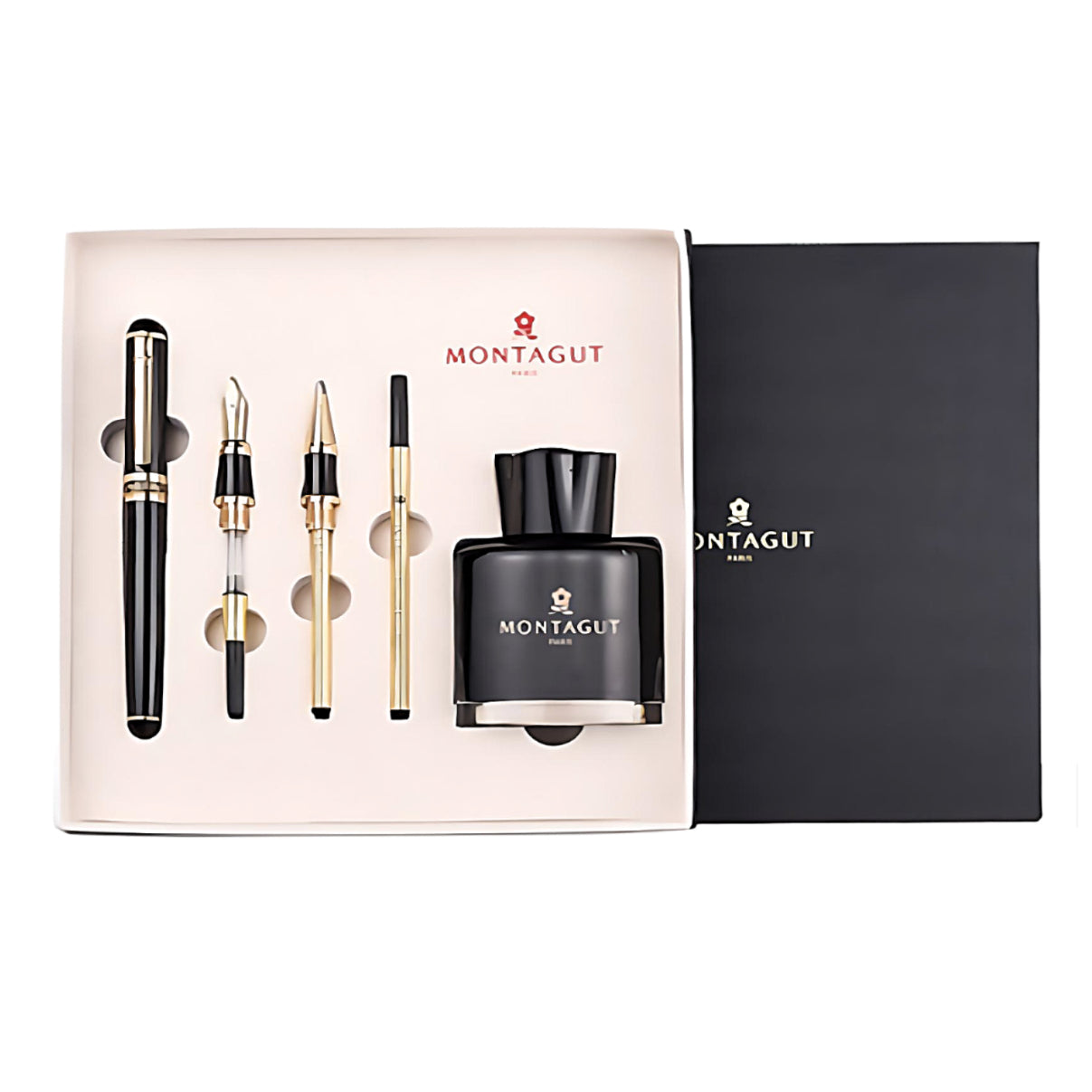 Wordsworth & Black Fountain Pen Gift Set, Includes Ink Bottle, 6 Ink C –  wordsworthandblack